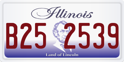 IL license plate B252539