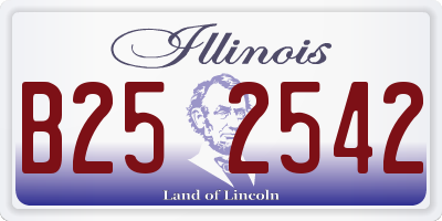 IL license plate B252542