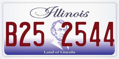 IL license plate B252544