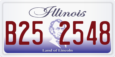 IL license plate B252548