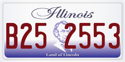 IL license plate B252553