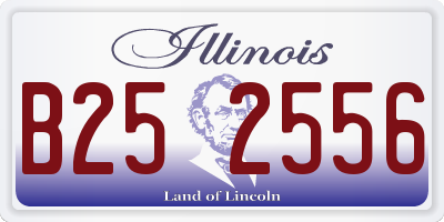 IL license plate B252556