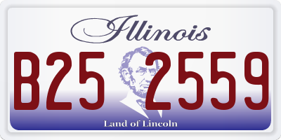 IL license plate B252559