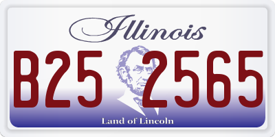 IL license plate B252565