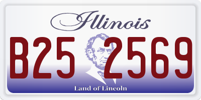 IL license plate B252569