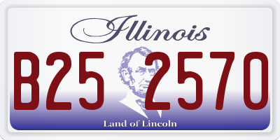 IL license plate B252570
