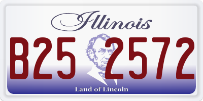 IL license plate B252572