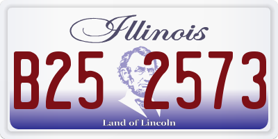 IL license plate B252573