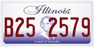 IL license plate B252579