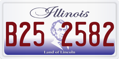 IL license plate B252582