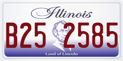 IL license plate B252585