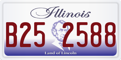 IL license plate B252588