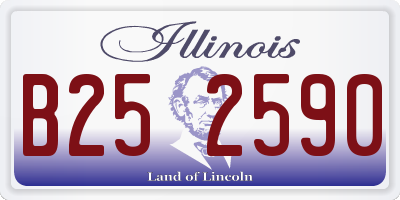 IL license plate B252590