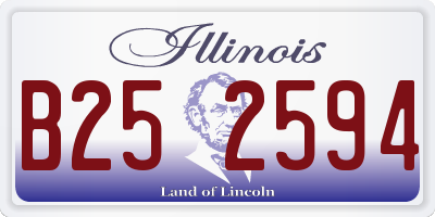 IL license plate B252594