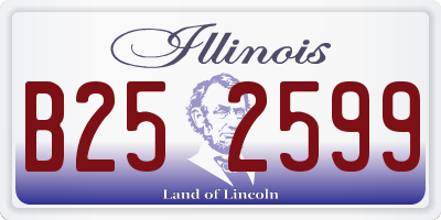 IL license plate B252599