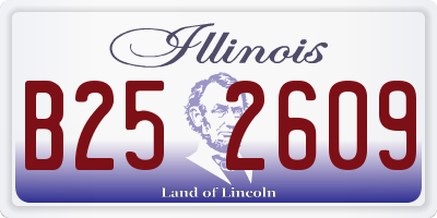 IL license plate B252609