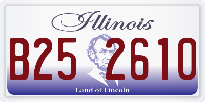 IL license plate B252610