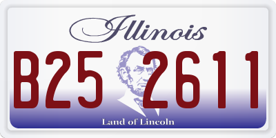 IL license plate B252611