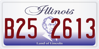 IL license plate B252613