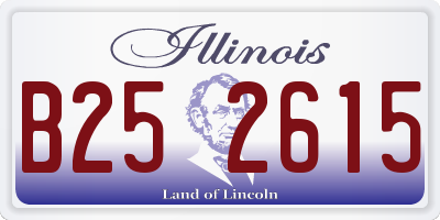 IL license plate B252615