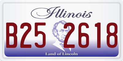 IL license plate B252618