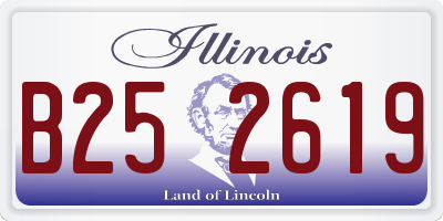 IL license plate B252619