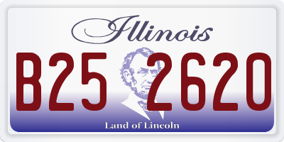 IL license plate B252620
