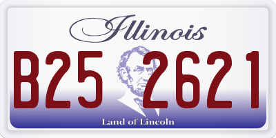 IL license plate B252621