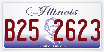 IL license plate B252623
