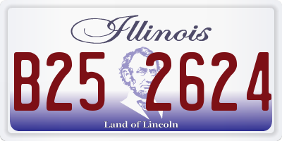 IL license plate B252624