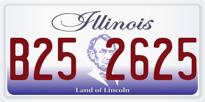 IL license plate B252625