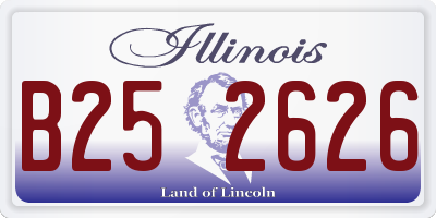 IL license plate B252626