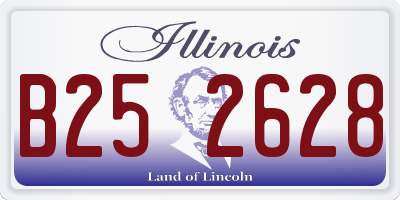 IL license plate B252628