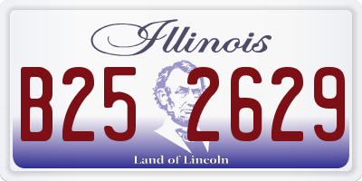 IL license plate B252629