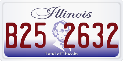 IL license plate B252632