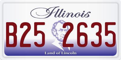 IL license plate B252635