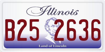 IL license plate B252636