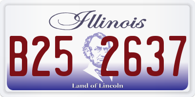 IL license plate B252637