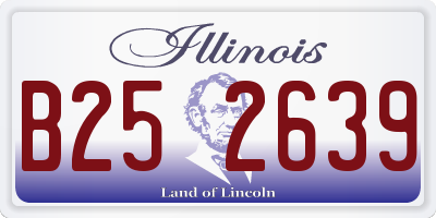 IL license plate B252639
