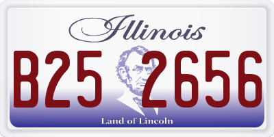 IL license plate B252656