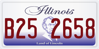 IL license plate B252658