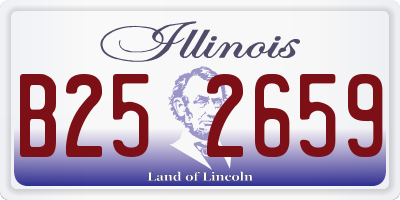 IL license plate B252659
