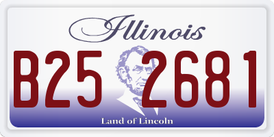 IL license plate B252681