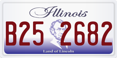 IL license plate B252682