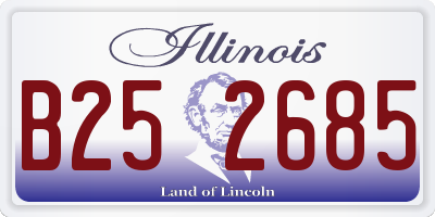 IL license plate B252685