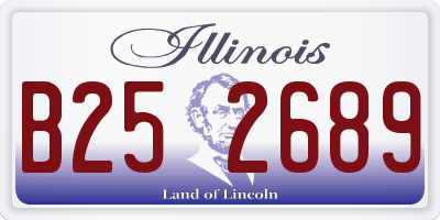 IL license plate B252689