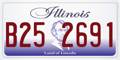 IL license plate B252691