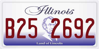 IL license plate B252692