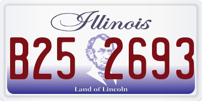 IL license plate B252693