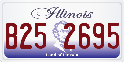 IL license plate B252695